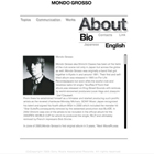 MONDO GROSSO Web Site ver.3